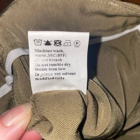 Dokotoo Women’s 12 High Waisted Wide Leg Cargo Pants 4 Pockets Baggy Casual NWT - Picture 13 of 14